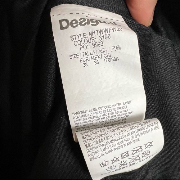 Desigual Henry Red Patterned Mini Skirt Size 38 Small - Picture 4 of 6